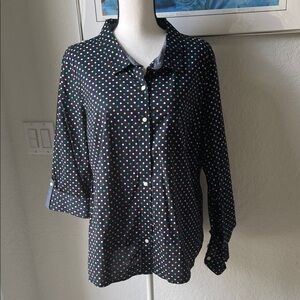 Tommy Hilfiger polka dot heritage shirt size extra extra large XXL